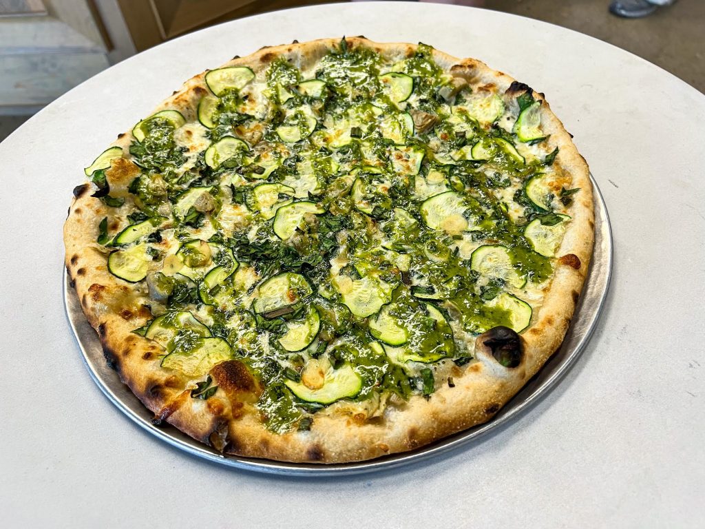 Spinach and Feta Pizza - Sweet Caramel Sunday